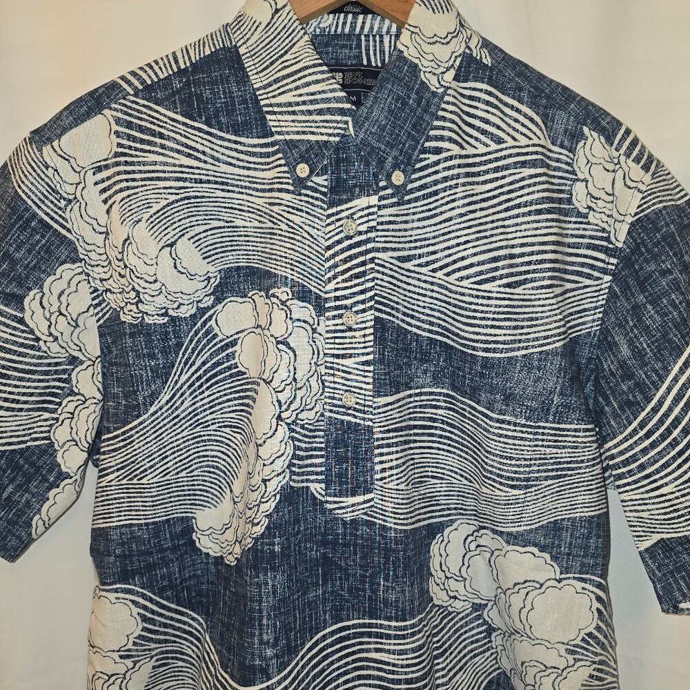 Reyn Spooner Horizon Tide Classic Pullover Shirt Dress Blue - Picture 5 of 5